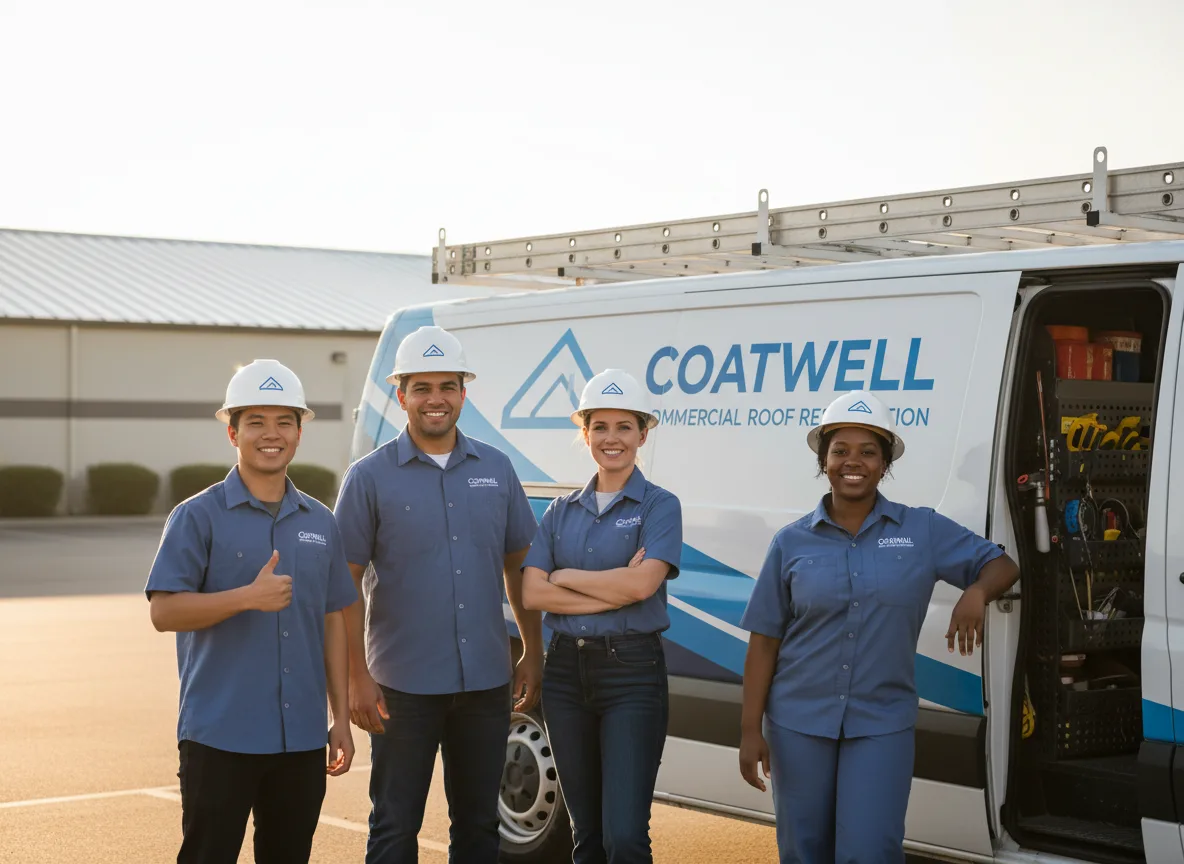 Commercial roof coating company in Lyons, OH